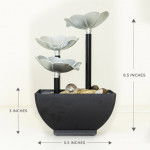 HD241-Silver-USB-Powered-Small-Size-LED-Waterfall-Fountain-Feng-Shui-Tabletop-Decor-with-Decorative-Stones-3