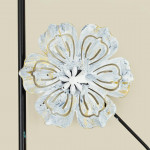 WR682-8-Metal Wall Decor with Ash and Green Color Texture Aquatic Leaf Design (5)